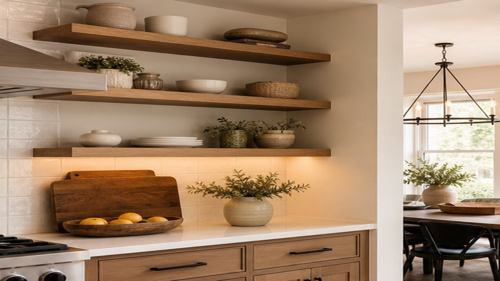 AI Remodel Design Free with open shelving