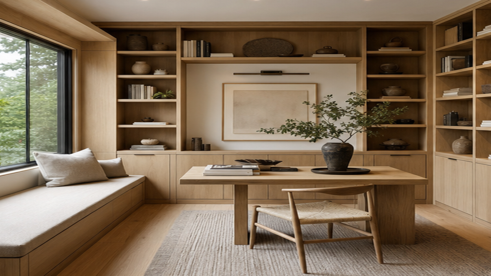 AI Remodel Design Free with natural wood cabinetry