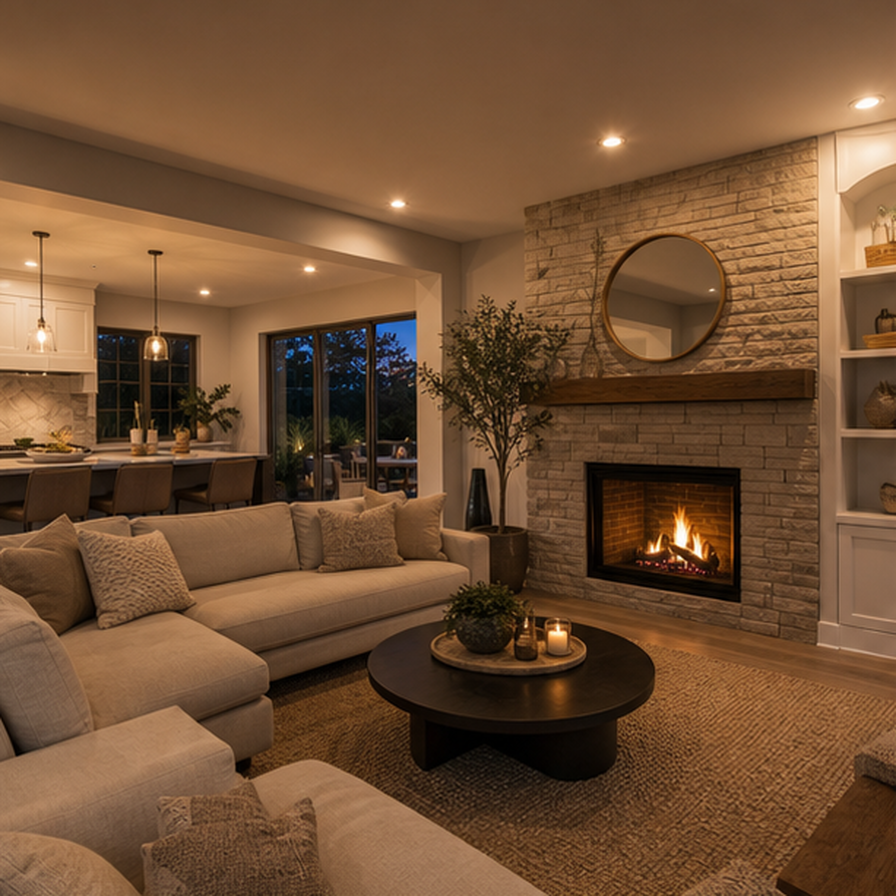 AI Remodel Design lighting idea