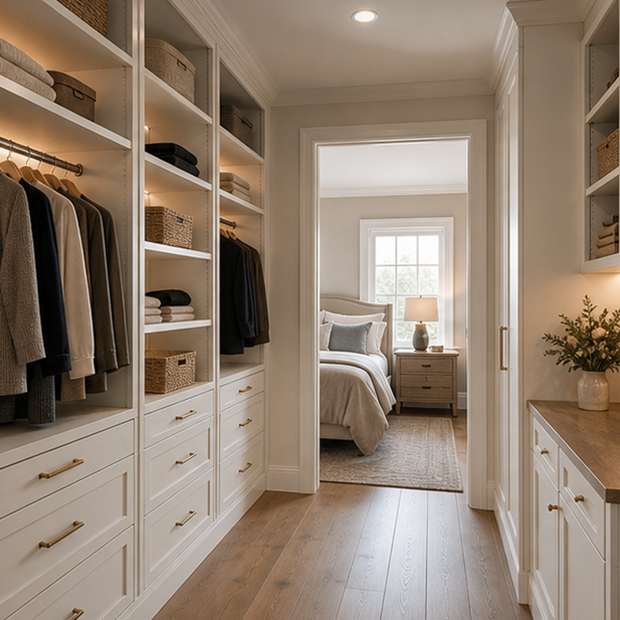 Closet Remodel Ideas in a real setting