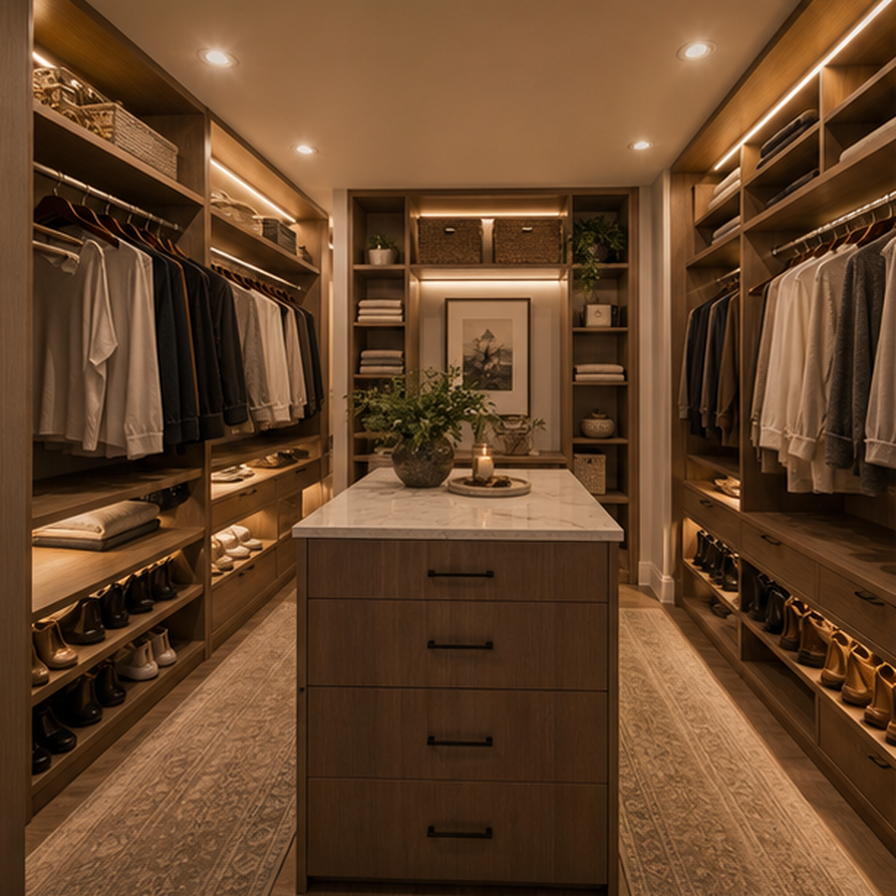 Closet Remodel Ideas lighting idea