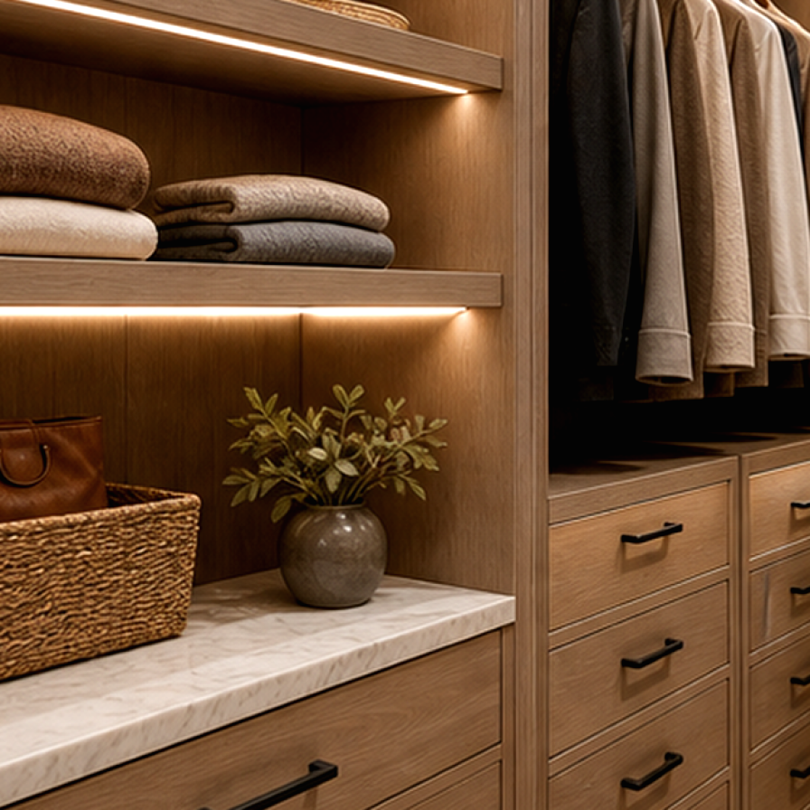 Closet Remodel Ideas materials and planting