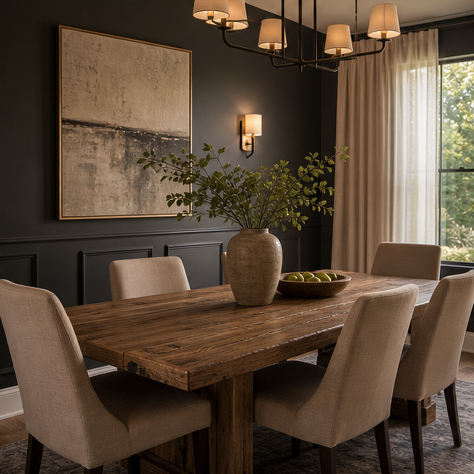 Dining Room Remodel Ideas materials and planting