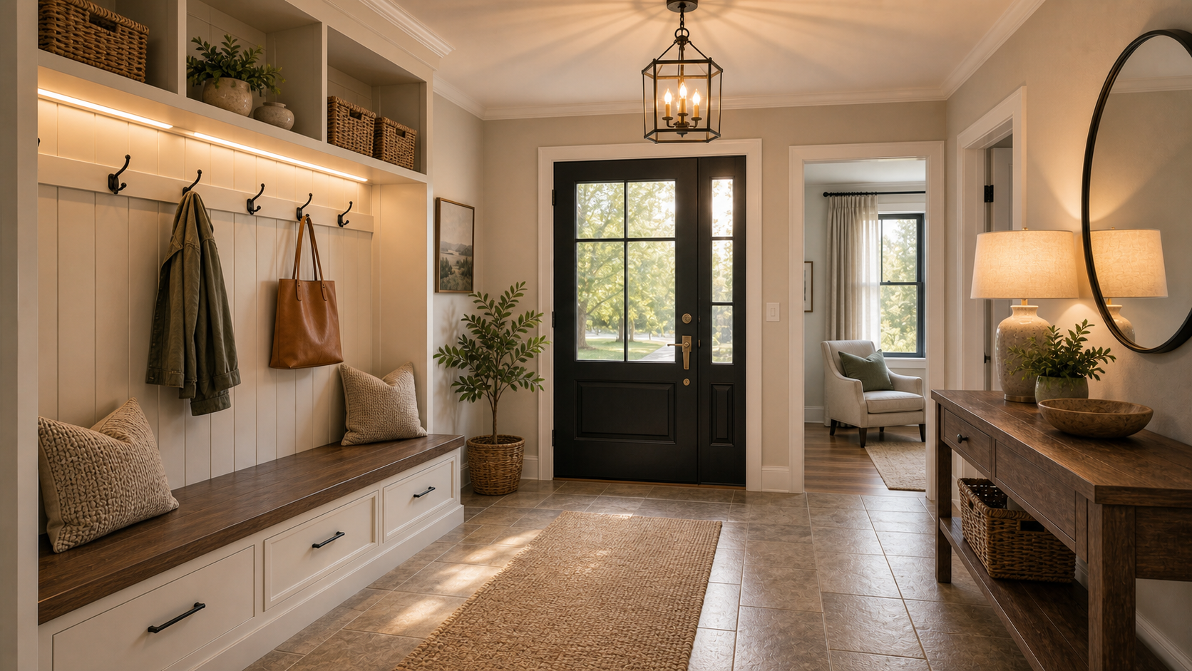 Entryway Remodel Ideas lighting idea