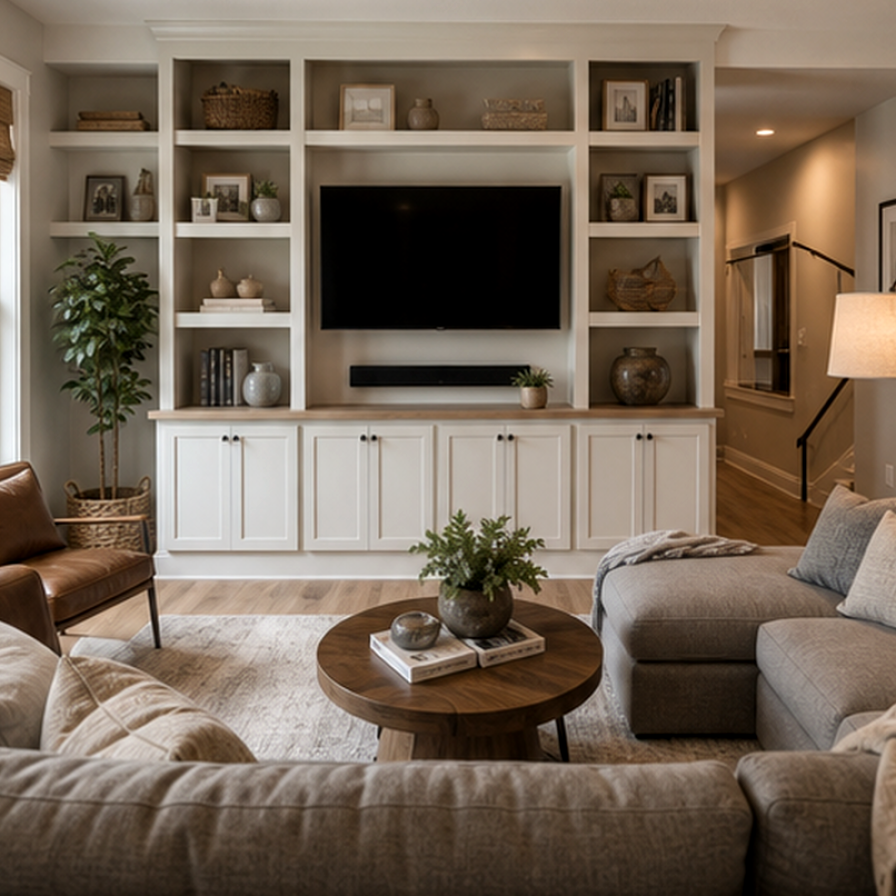 Family Room Remodel Ideas layout idea