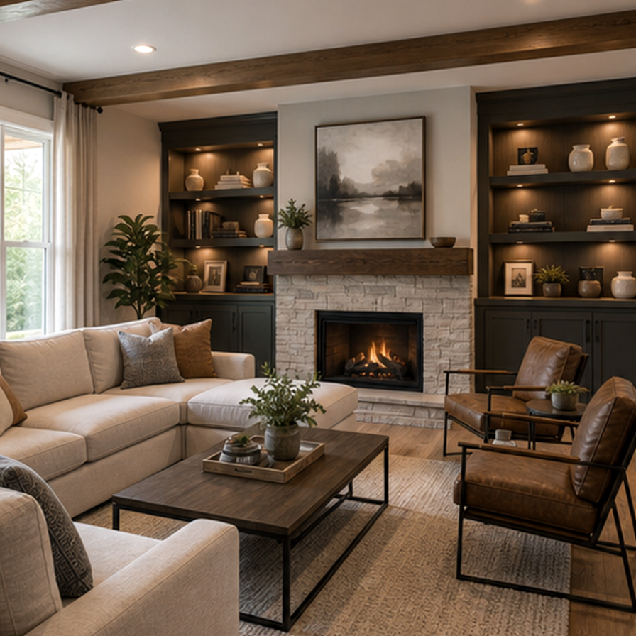 Family Room Remodel Ideas second view