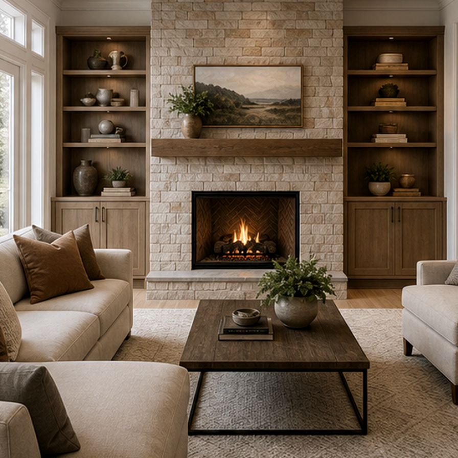 Fireplace Remodel Ideas layout idea