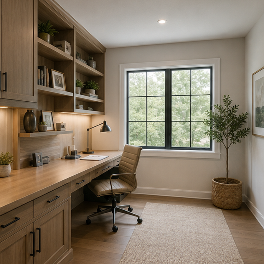 Home Office Remodel Ideas in a real setting