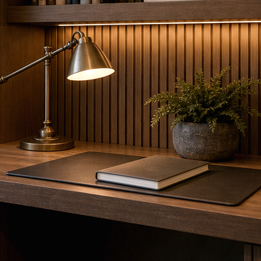 Home Office Remodel Ideas materials and planting