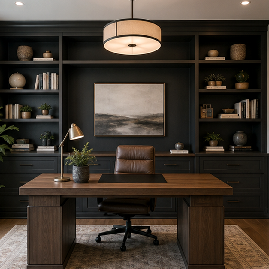Home Office Remodel Ideas second view
