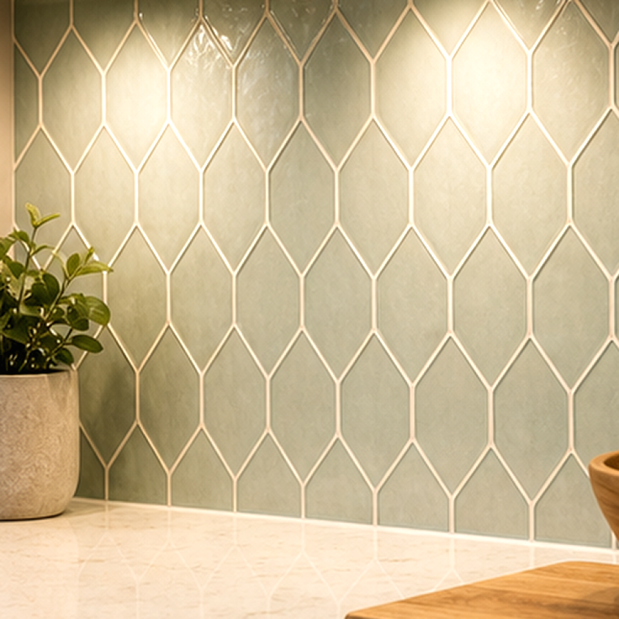 Kitchen Backsplash Ideas materials and planting