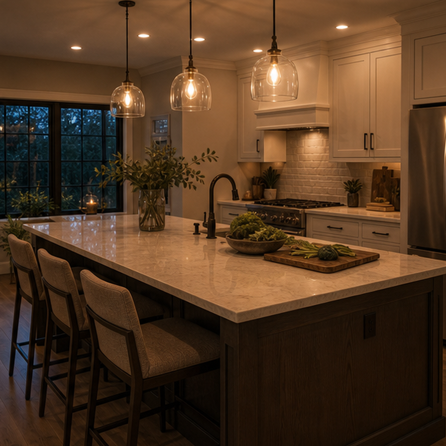 Kitchen Island Ideas lighting idea