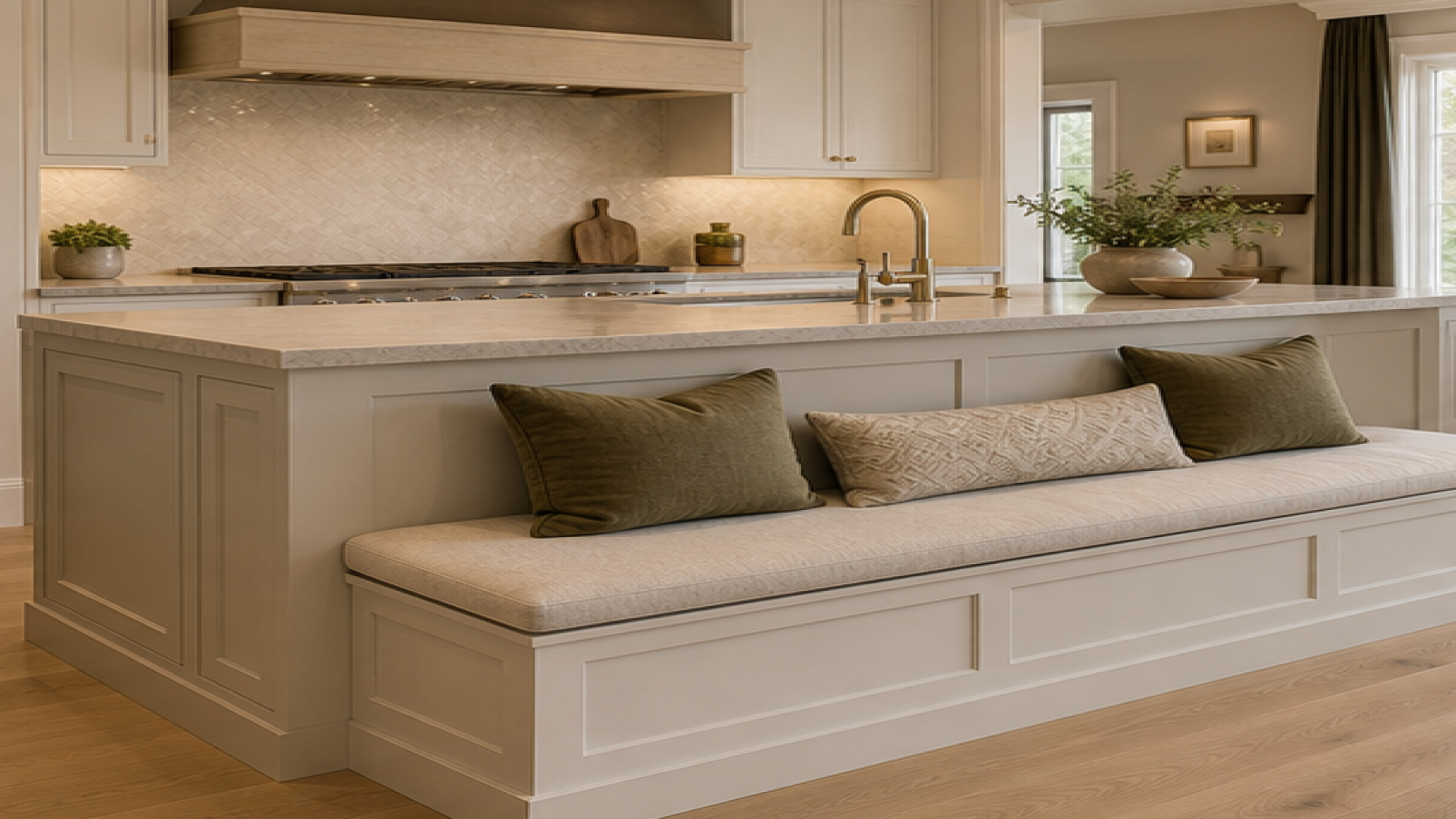 Kitchen Island Ideas with a bench seat