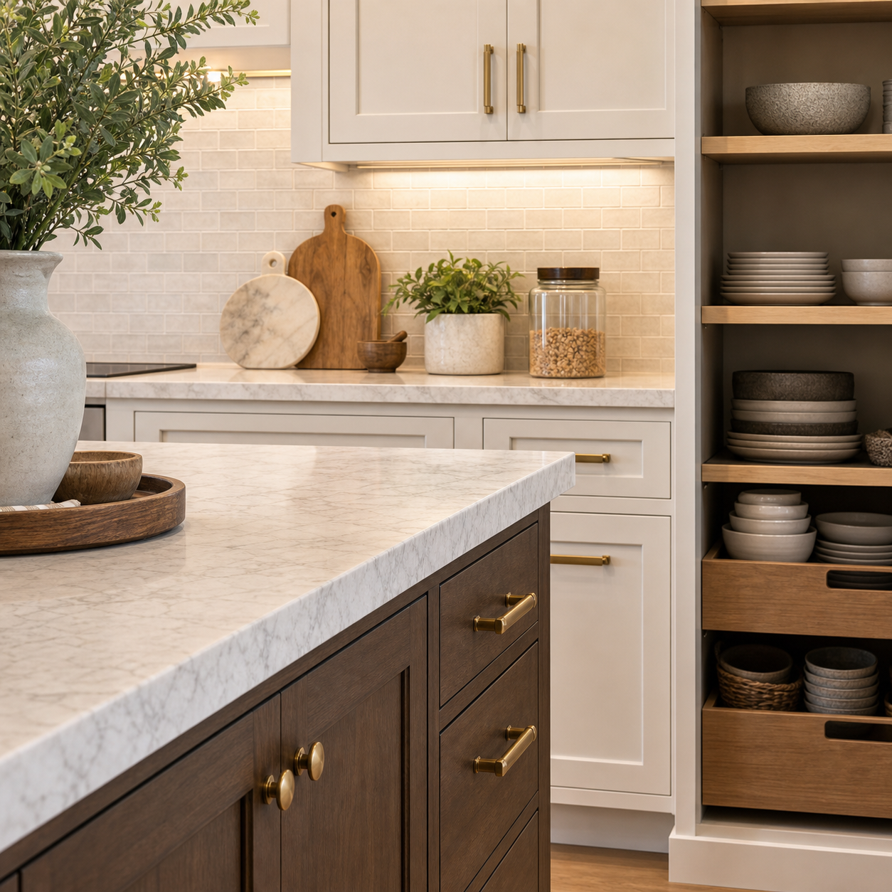Kitchen Remodel Ideas materials and planting