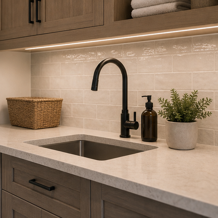 Laundry Room Remodel Ideas Tool planting and material detail
