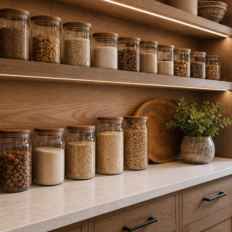 Pantry Remodel Ideas planting and material detail