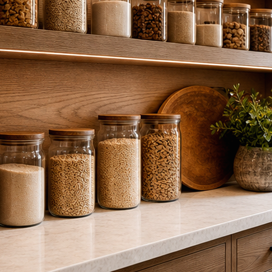 Pantry Remodel Ideas materials and planting