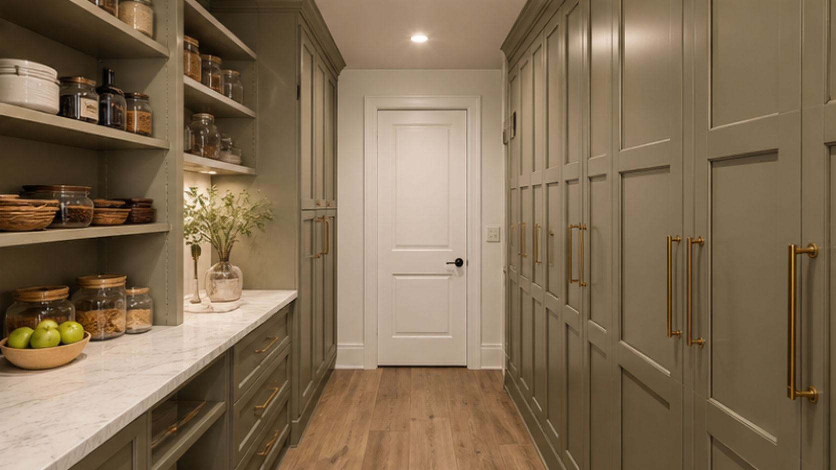 Pantry Remodel Ideas with storage cabinetry